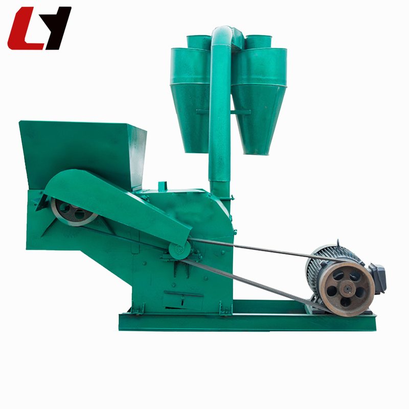 LYS-550型自动进料粉碎机侧面