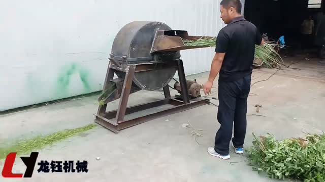 青贮饲料粉碎机工作视频实拍视频封面